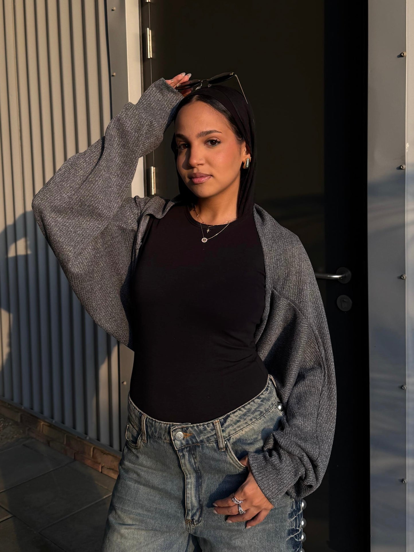 Aura sleeves gray