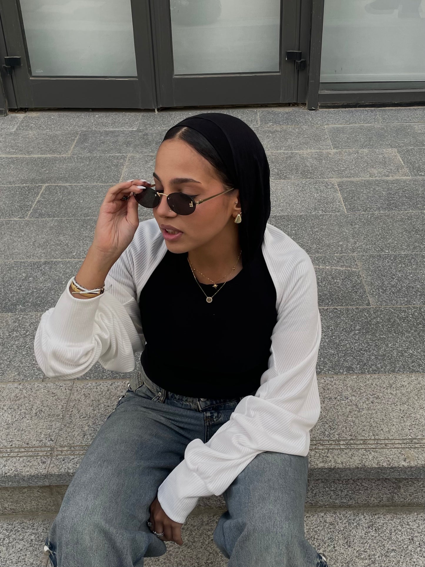 Aura sleeves White