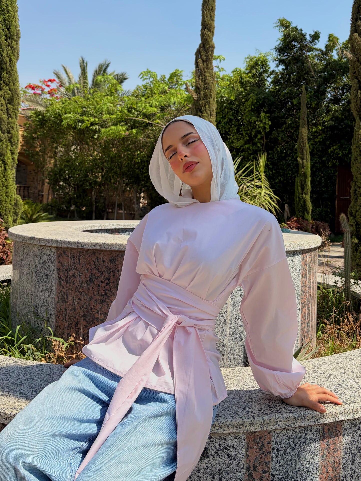 The poplin top