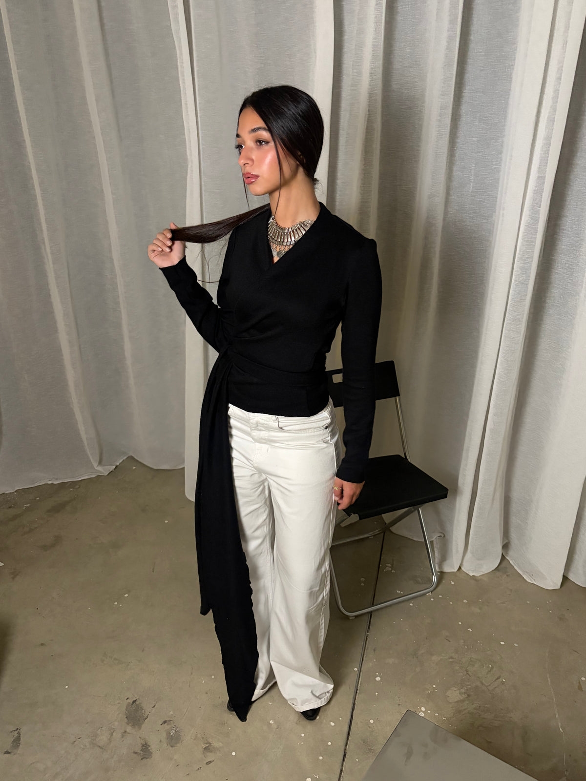WINTER WRAP TOP