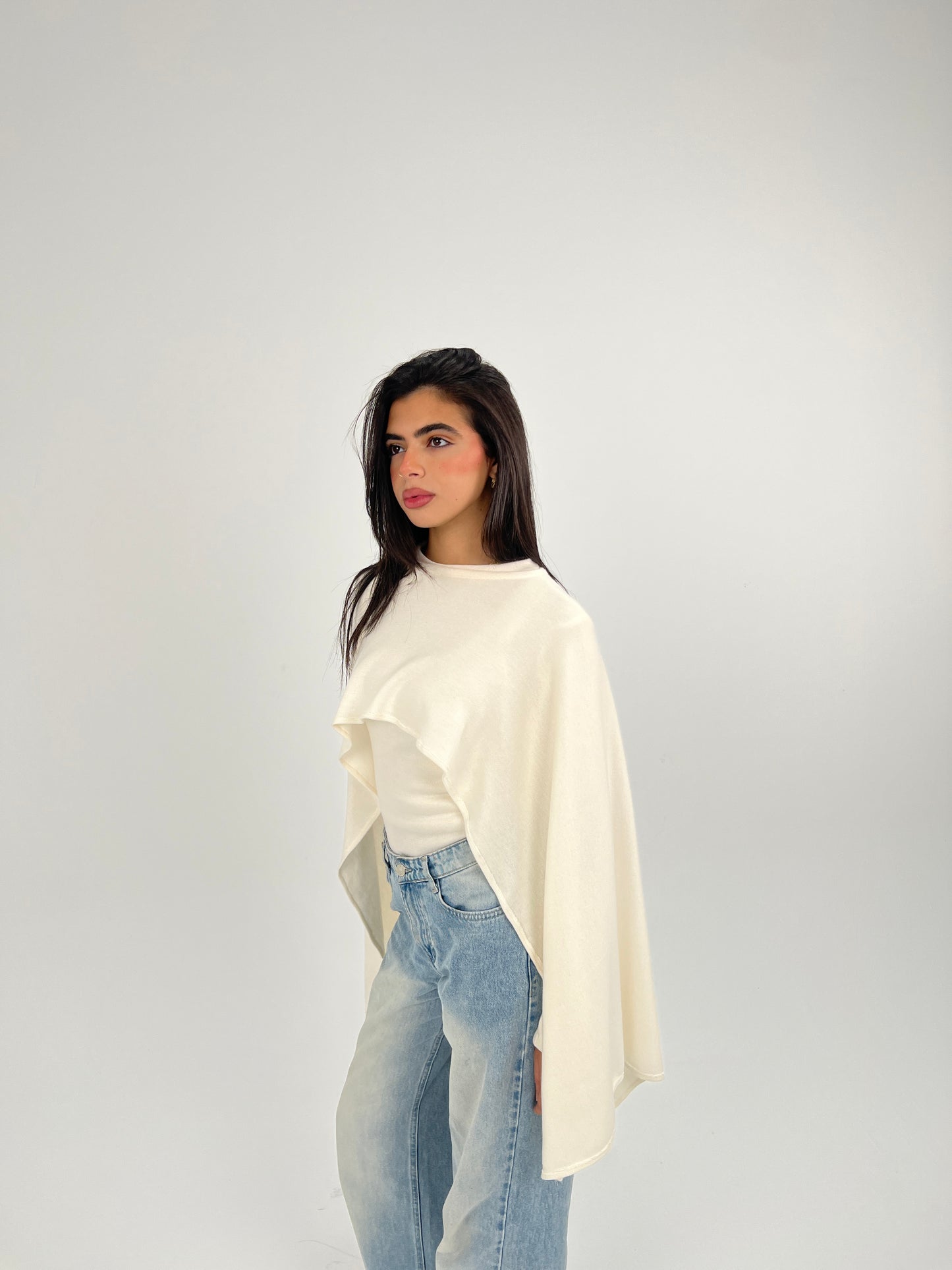The knitted cape top
