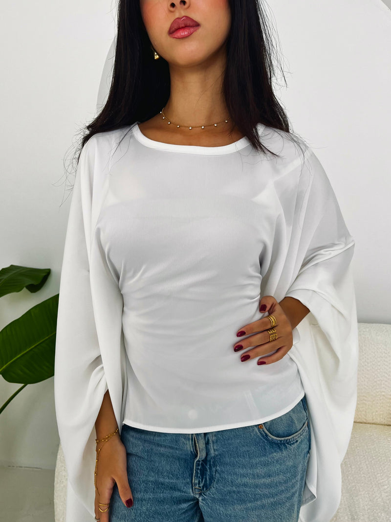 Butterfly top white