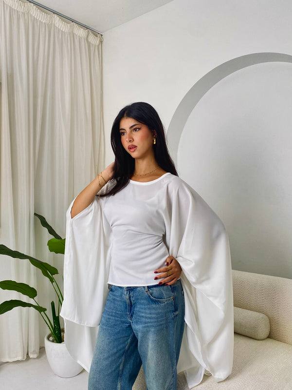 Butterfly top white