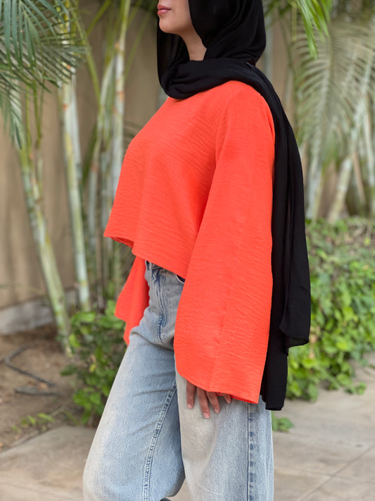 Breeze top orange