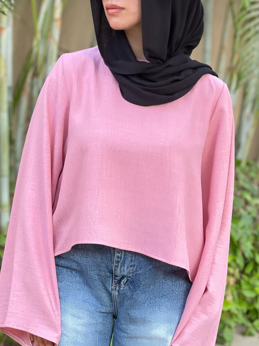 Breeze top pink